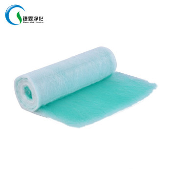 Clean-Link Fiberglass Filter Green and White Filter for Auto Spray Booth for Paint Stop Air Filter Media Roll